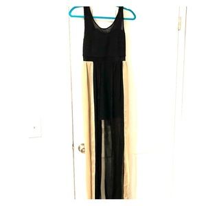 Material Girl Dress with sheer long sides